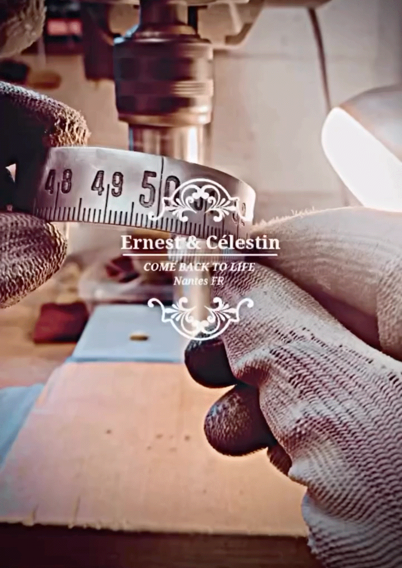 Bracelet mètre Alu - Ernest & Célestin