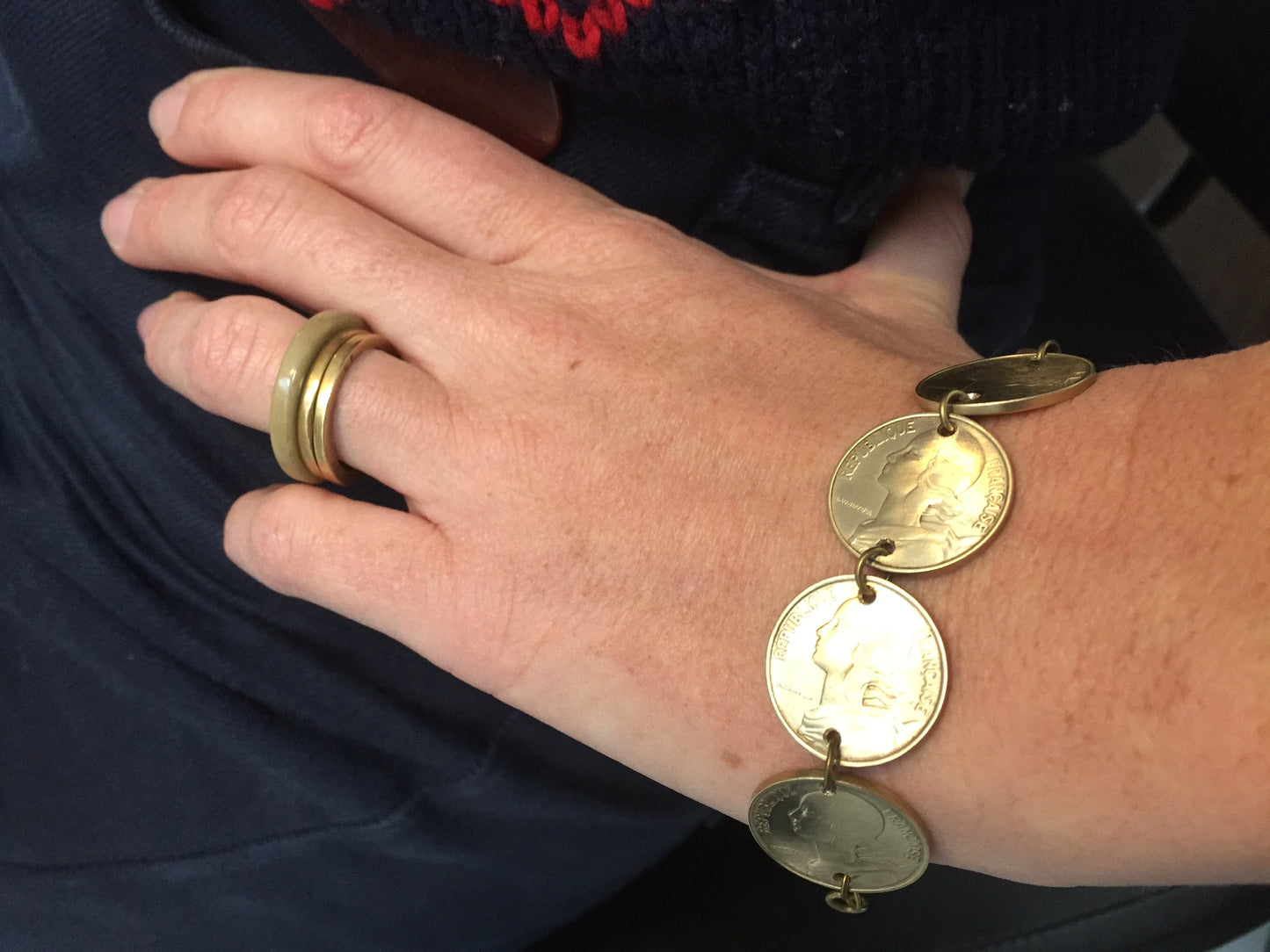 Bracelet 10 centimes de Francs