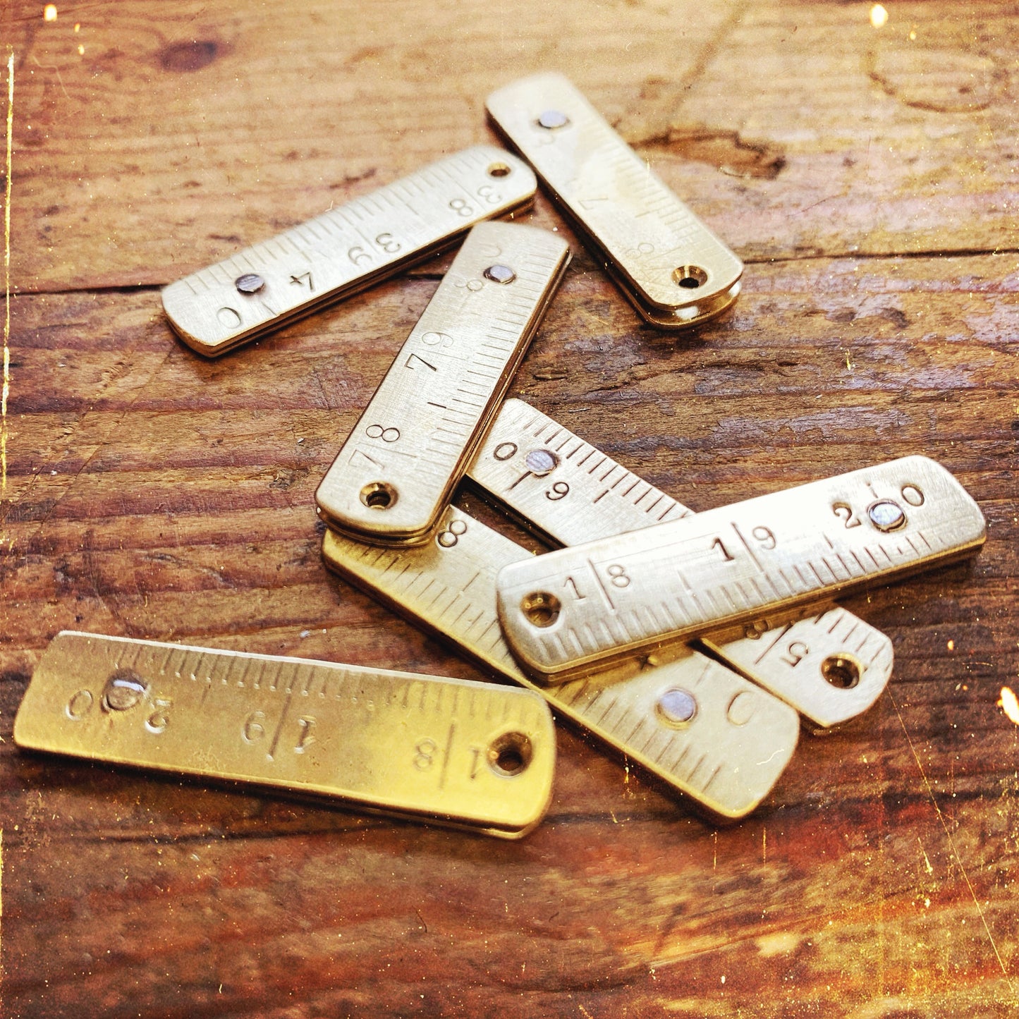 Pendentif Métrique Laiton