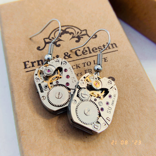 Boucles d'oreilles Mécanisme