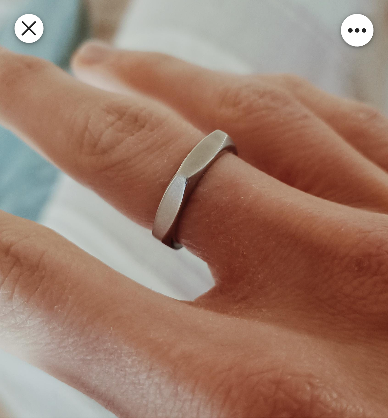 Bague écrou acier inoxydable recyclage Made in France bijoux homme offrir cadeau