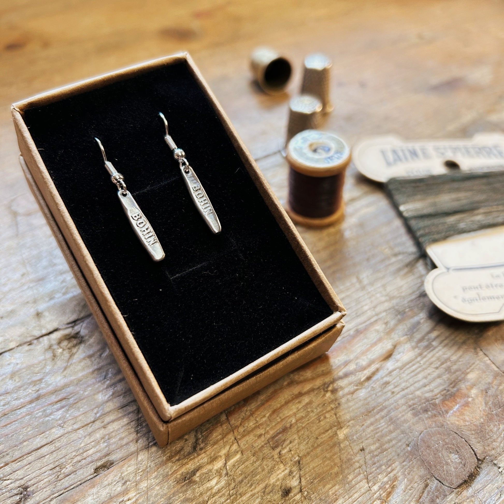 Boucles d'oreilles crochet phildar bohin tulip recyclage Made in France bijoux couture offrir cadeau