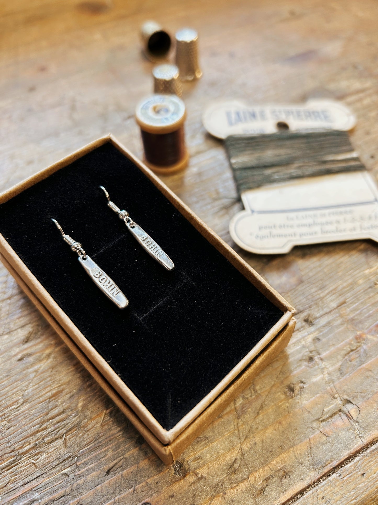 Boucles d'oreilles crochet phildar bohin tulip recyclage Made in France bijoux couture offrir cadeau