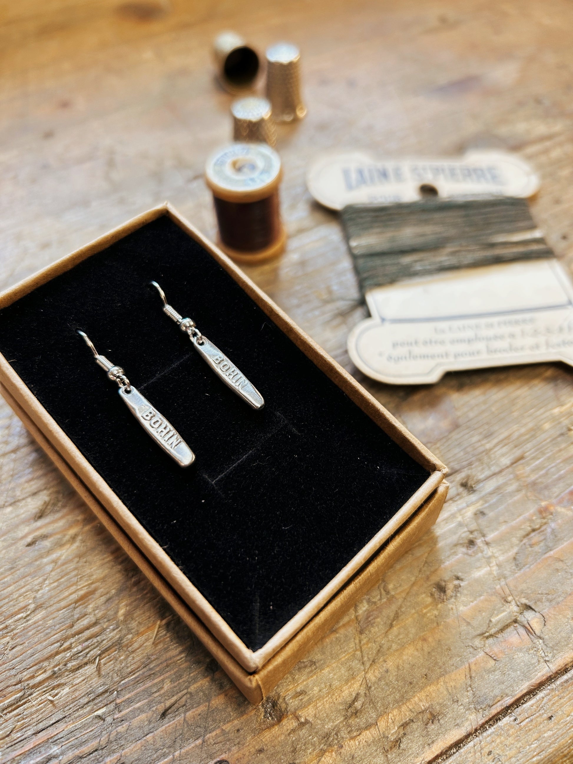 Boucles d'oreilles crochet phildar bohin tulip recyclage Made in France bijoux couture offrir cadeau