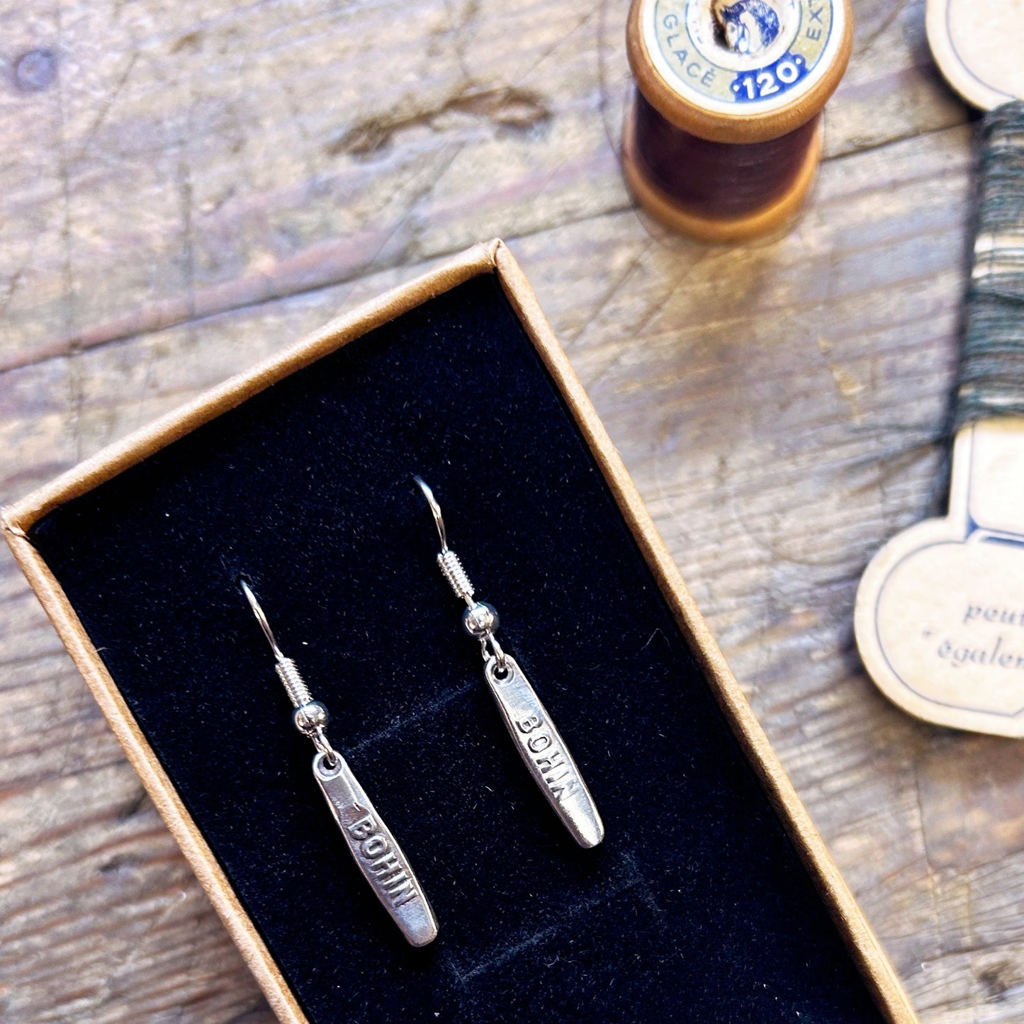 Boucles d'oreilles crochet phildar bohin tulip recyclage Made in France bijoux couture offrir cadeau