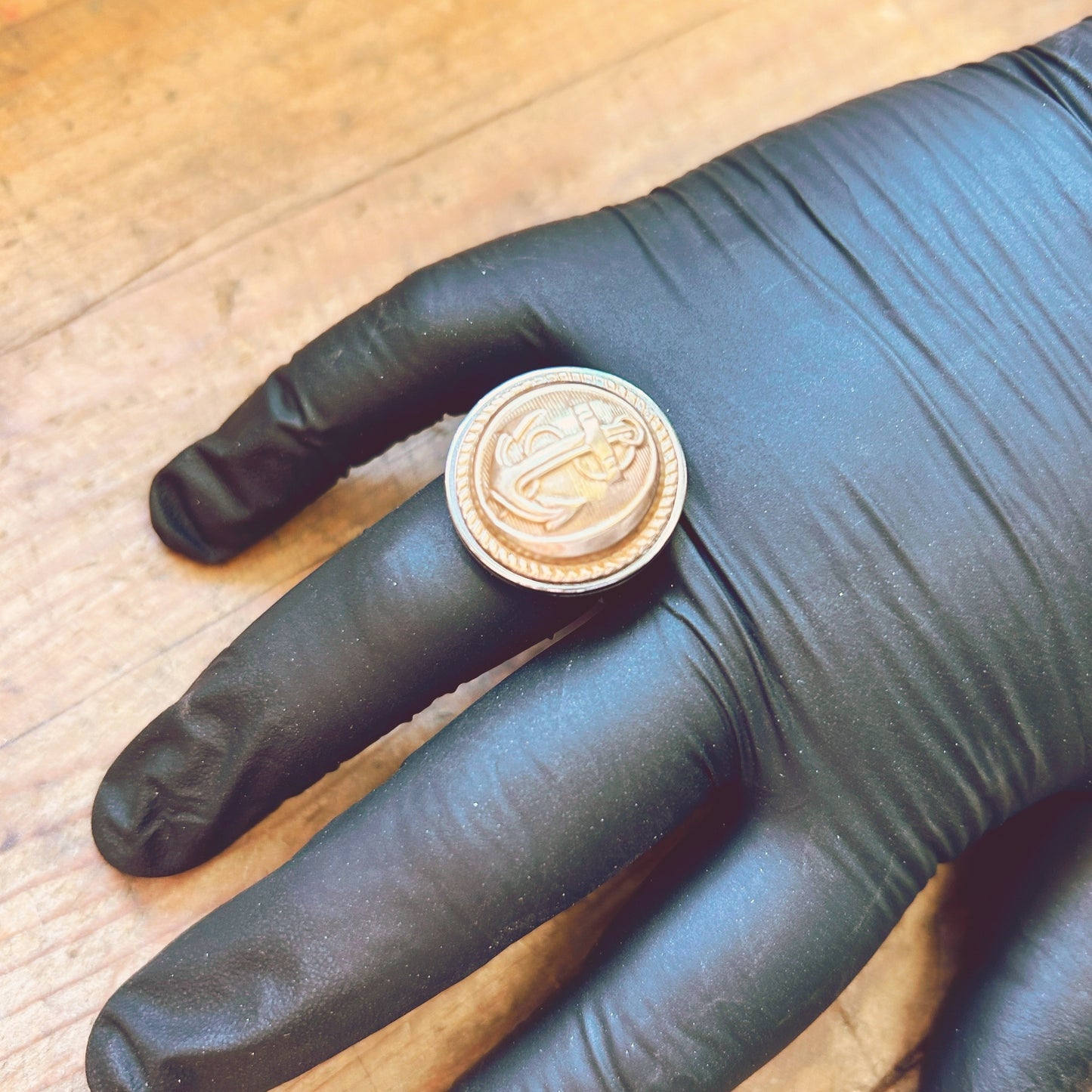 Bague Ancre Dorée 🔱 SÉRIE LIMITÉE