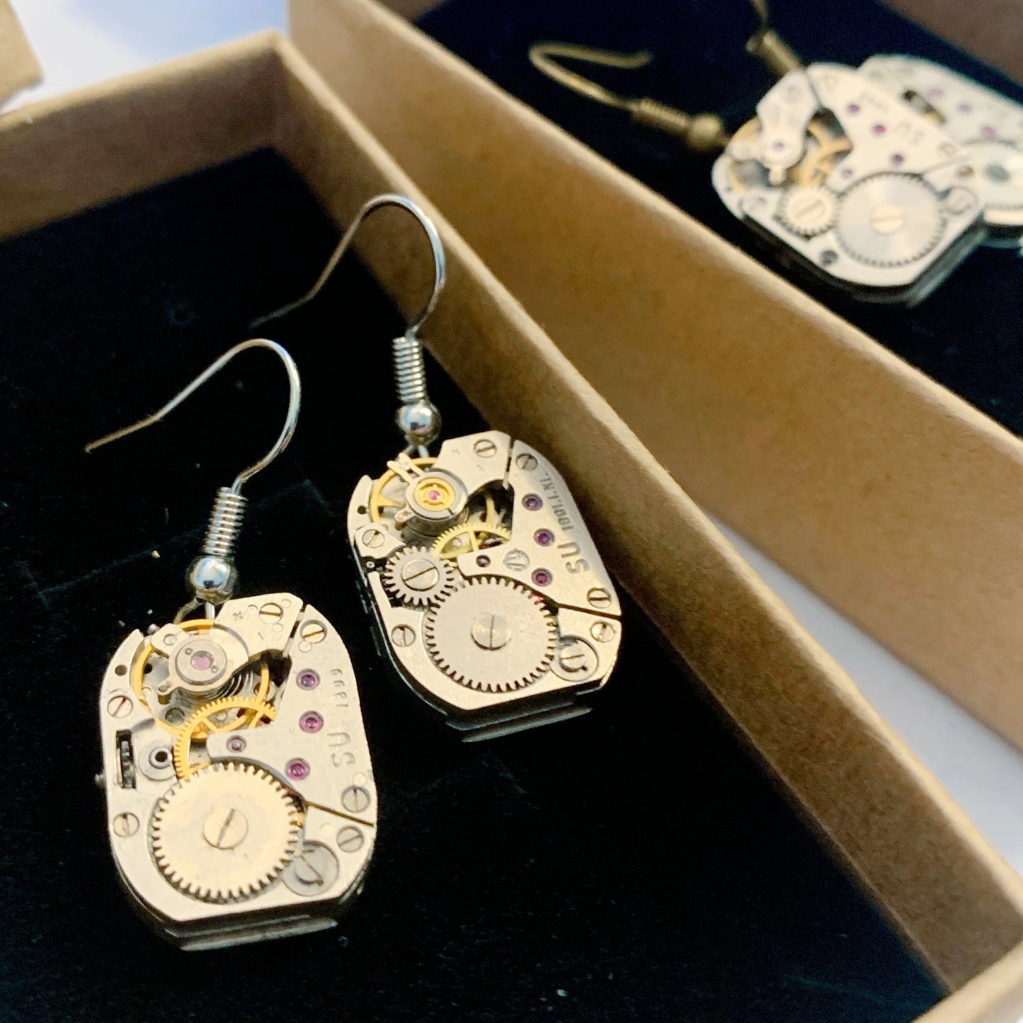 Boucles d'oreilles Mécanisme