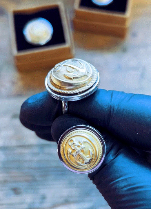 Bague Ancre Dorée 🔱 SÉRIE LIMITÉE