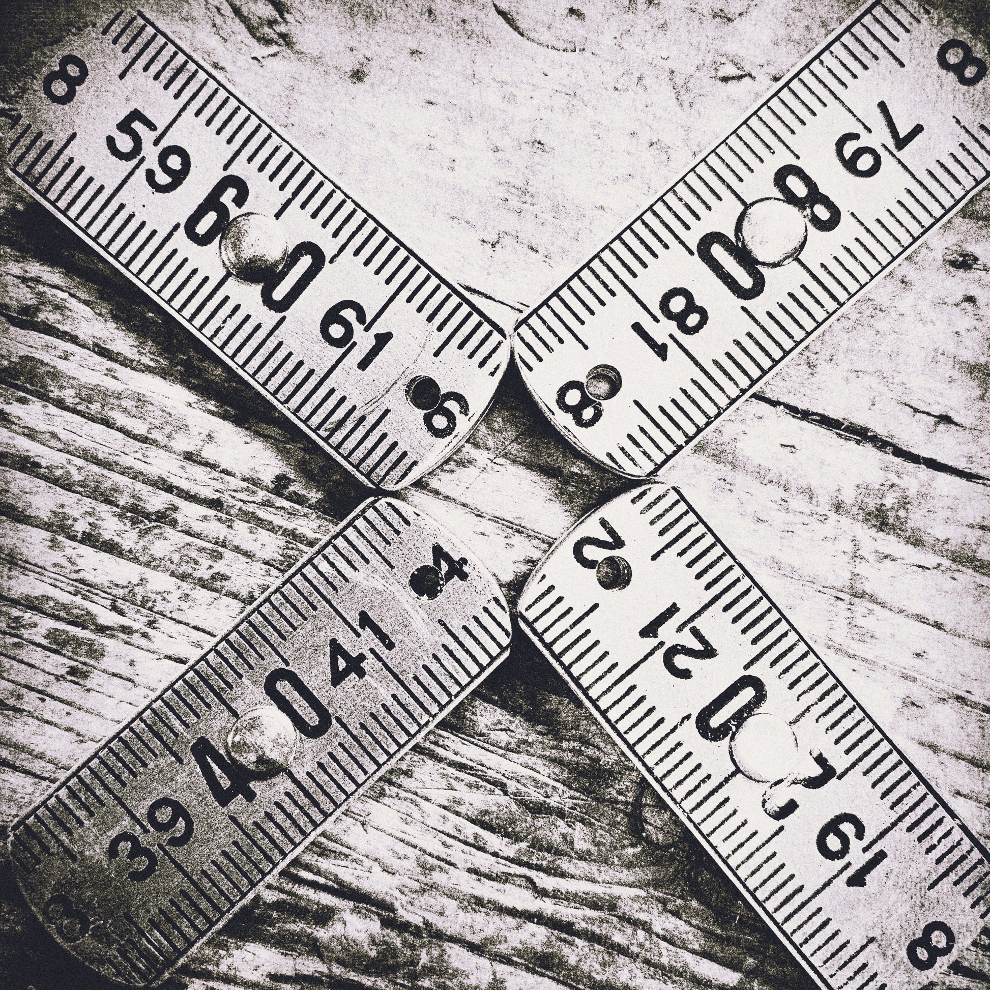 Pendentif collier sautoir mètre aluminium bijoux homme Made in France upcycling offrir cadeau architecte couturière