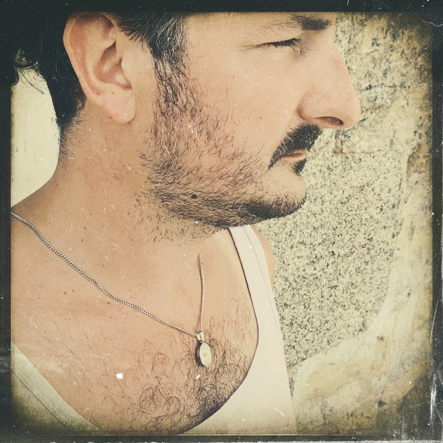 Pendentif collier sautoir mètre aluminium choix numéro personnalisé bijoux homme Made in France upcycling offrir cadeau architecte couturière
