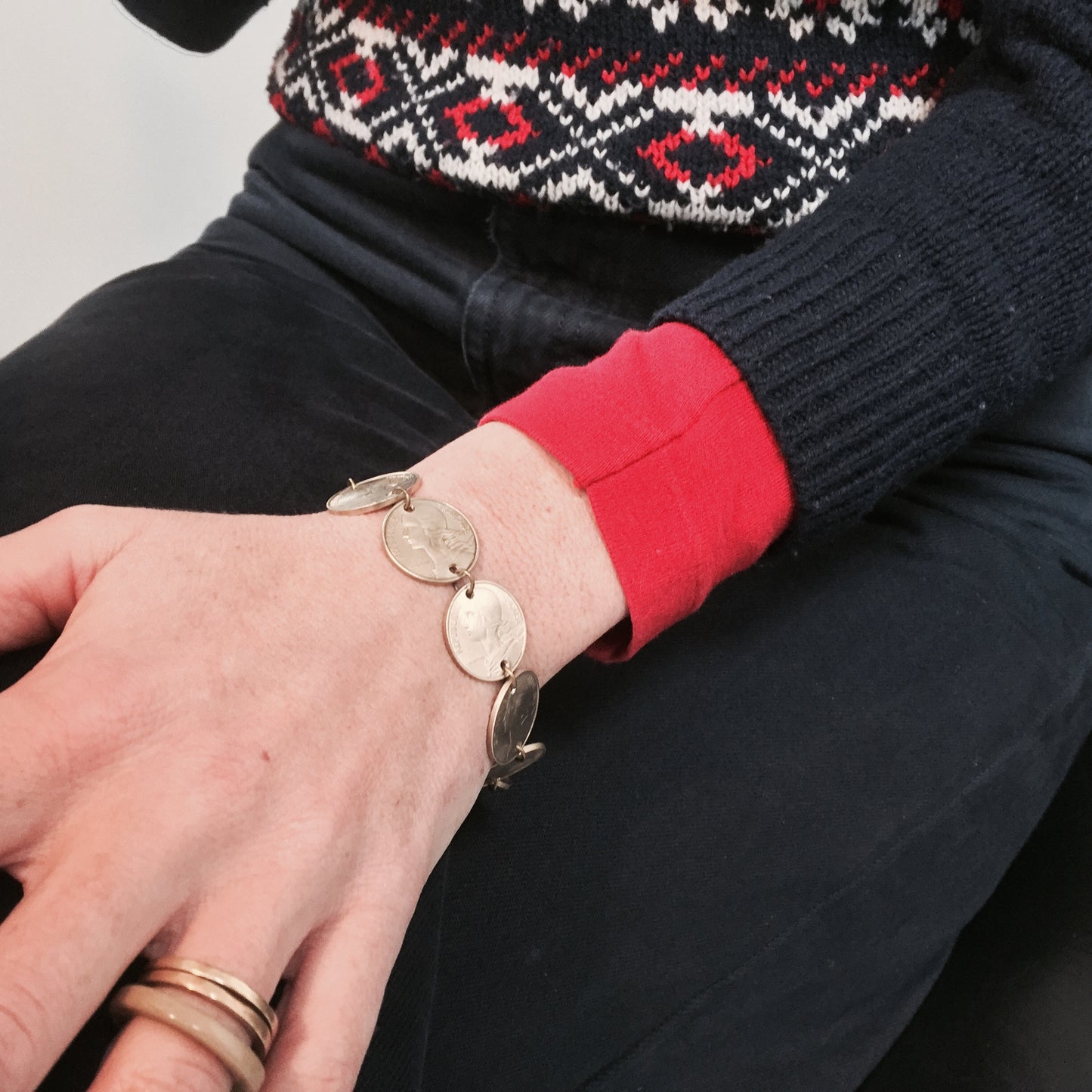 Bracelet 10 centimes de Francs