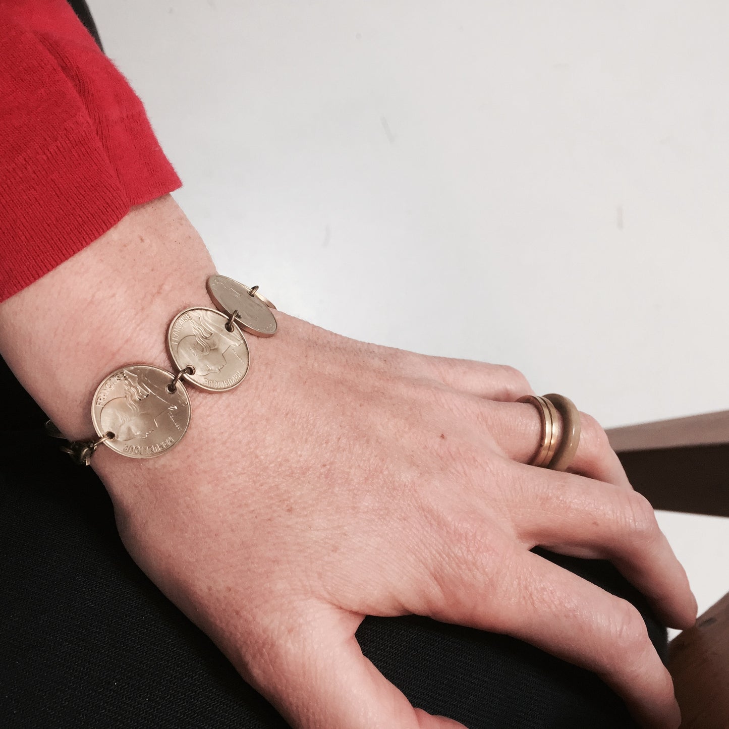 Bracelet 10 centimes de Francs