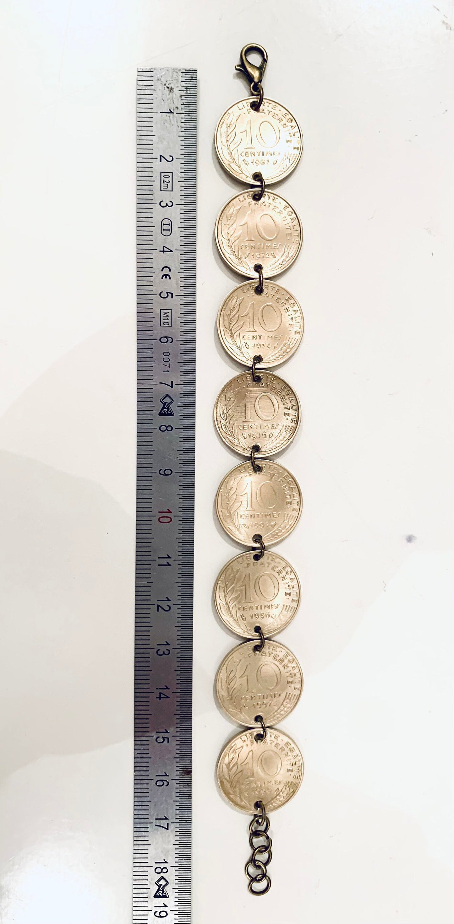 Bracelet 10 centimes de Francs