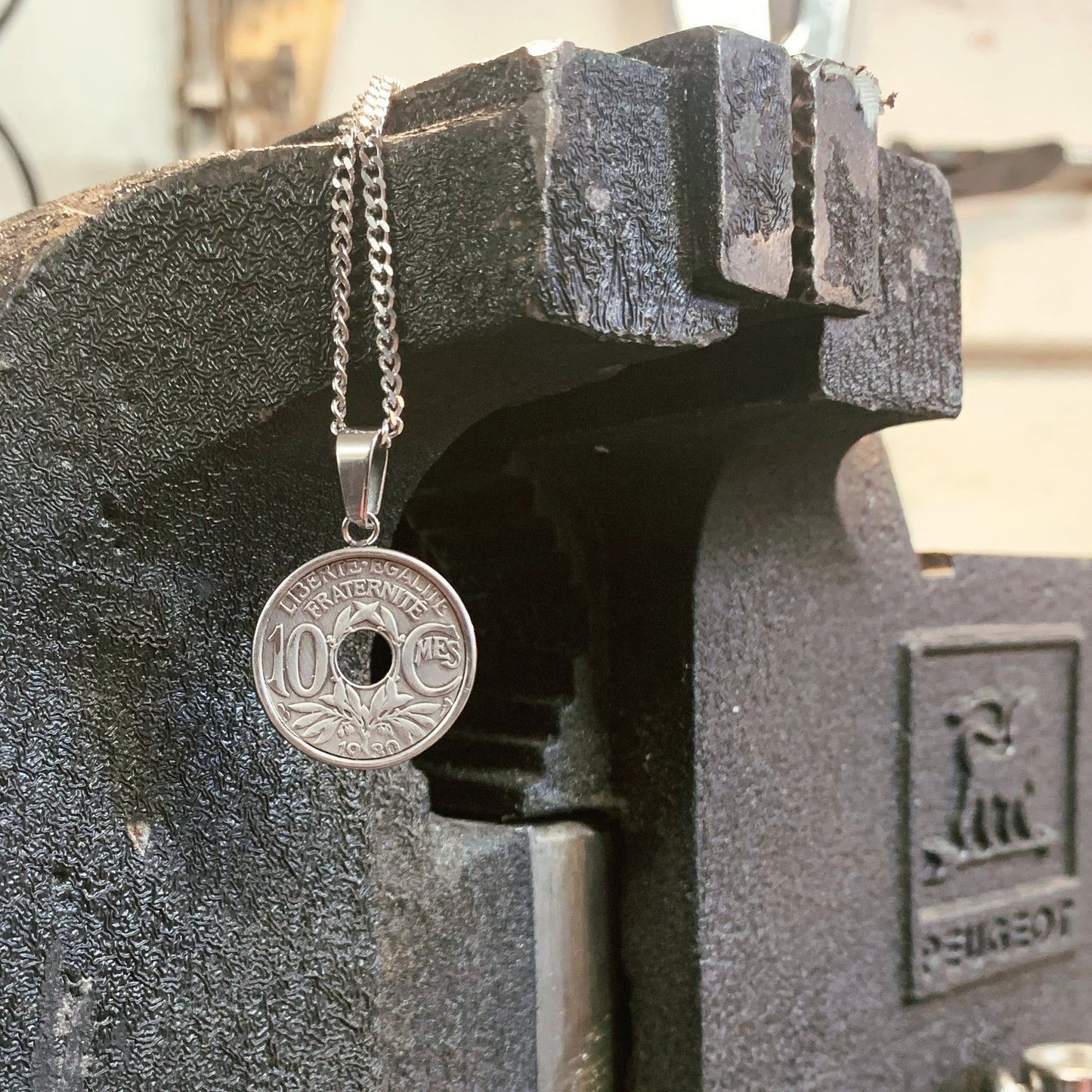 Pendentif 10 ctms Francs Lindauer