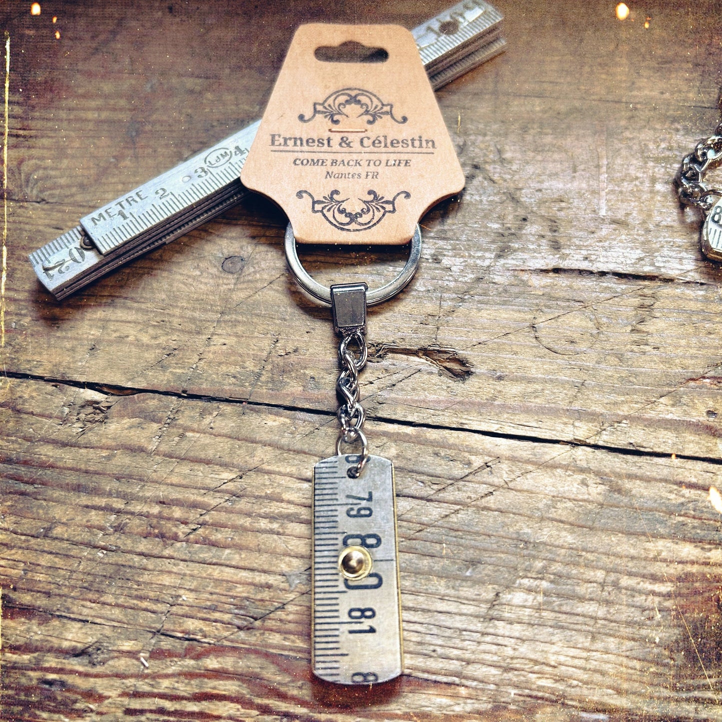 Porte-clés mètre