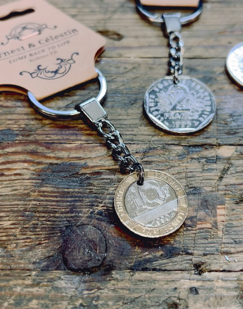 NEW 🔑 Porte-clés Francs