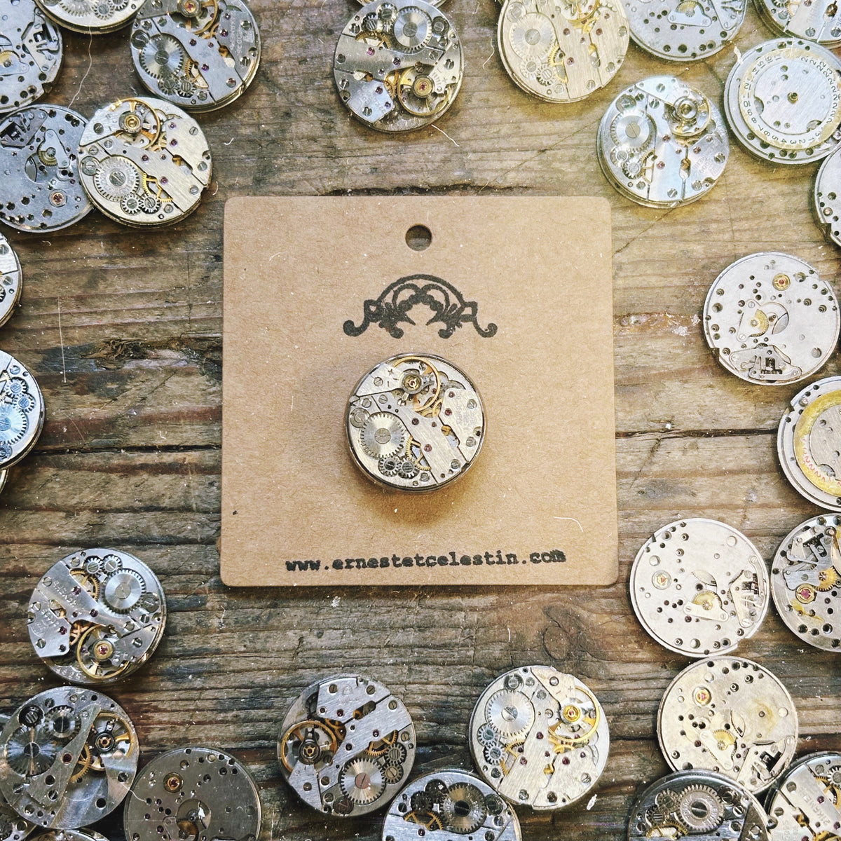 NEW 🕰️ Broche « Mécanisme »