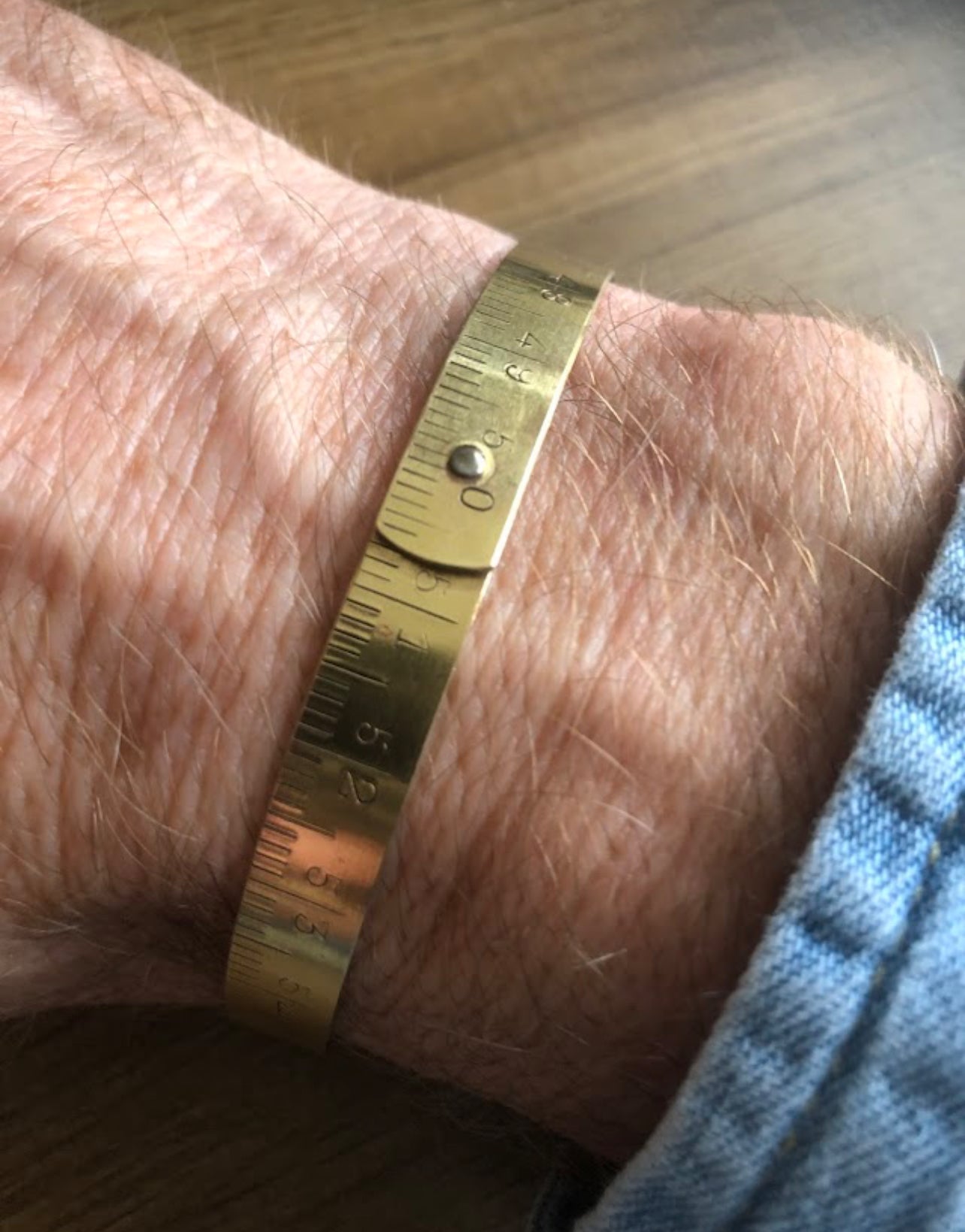 Bracelet mètre Laiton