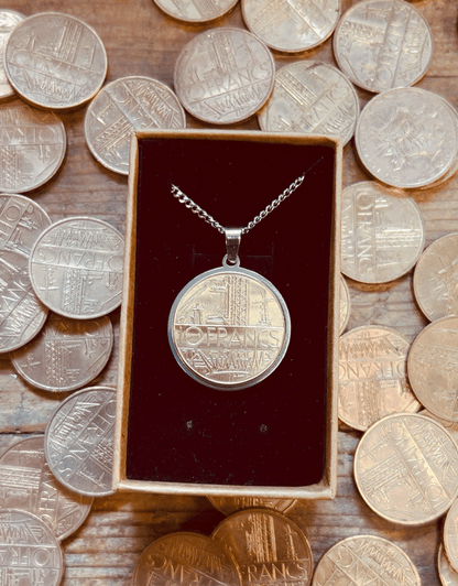 Pendentif 10 Francs Mathieu - Ernest & Célestin