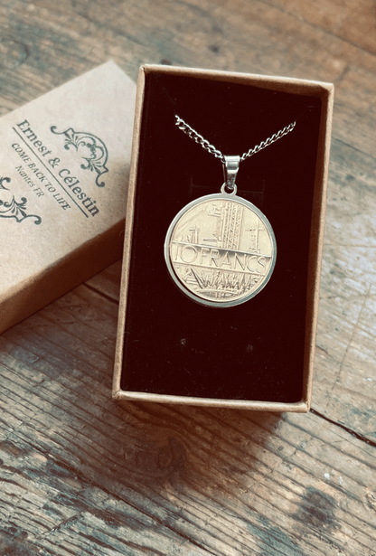 Pendentif 10 Francs Mathieu - Ernest & Célestin