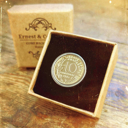 Bague 10 centimes - Ernest & Célestin