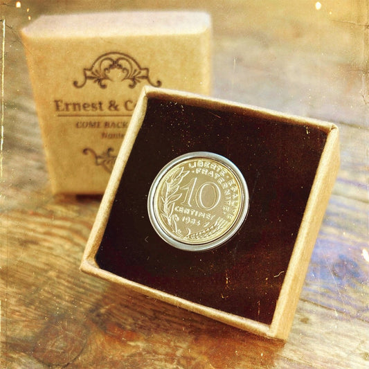 Bague 10 centimes - Ernest & Célestin
