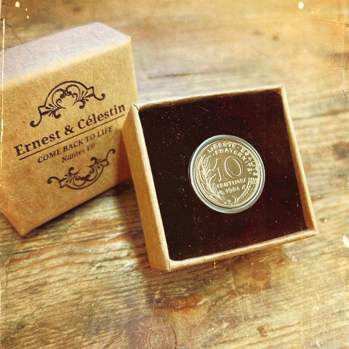 Bague 10 centimes - Ernest & Célestin