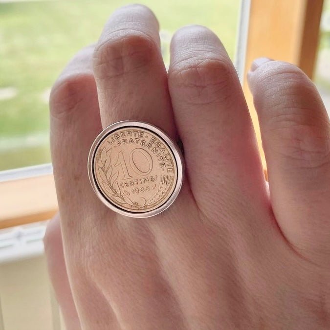 Bague 10 centimes - Ernest & Célestin