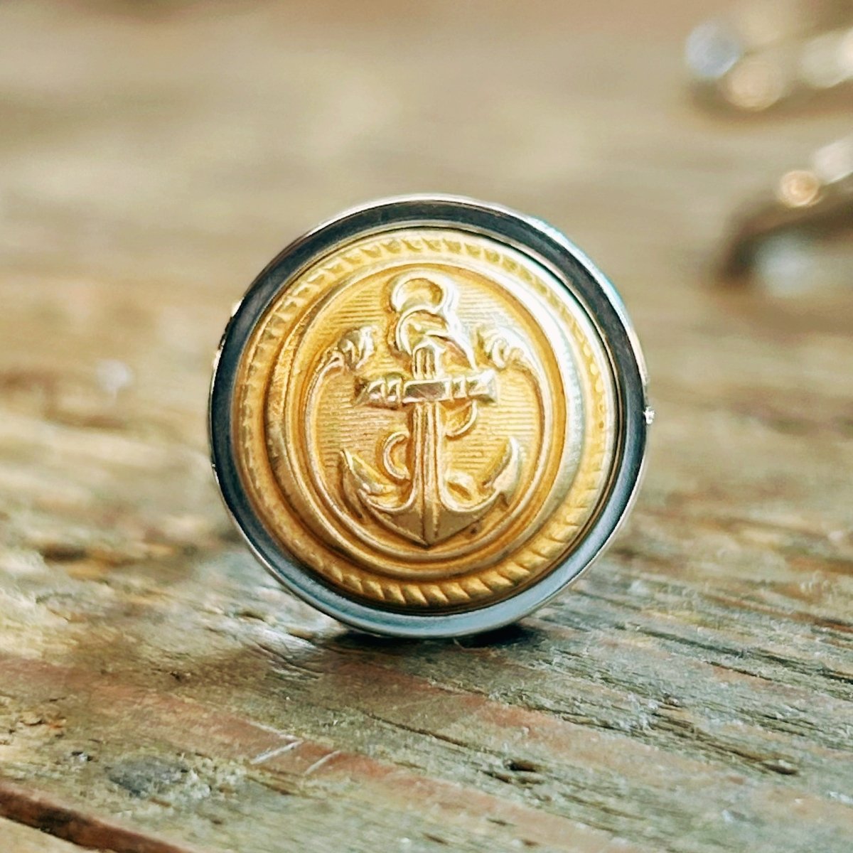 Bague Ancre Dorée 🔱 SÉRIE LIMITÉE - Ernest & Célestin