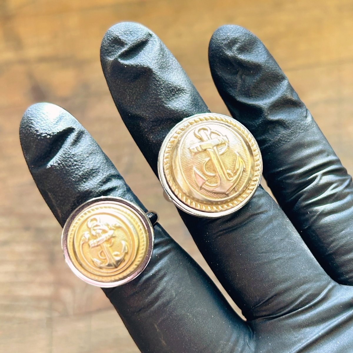 Bague Ancre Dorée 🔱 SÉRIE LIMITÉE - Ernest & Célestin
