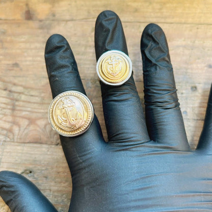 Bague Ancre Dorée 🔱 SÉRIE LIMITÉE - Ernest & Célestin