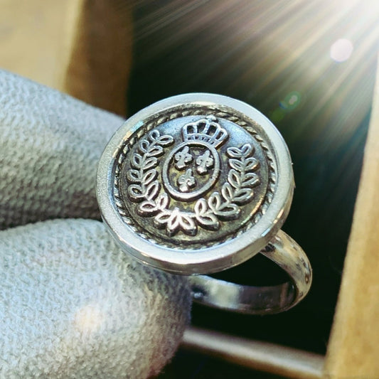 Bague Couronnes et Lys ⚜️ SÉRIE LIMITÉE ⚜️ - Ernest & Célestin