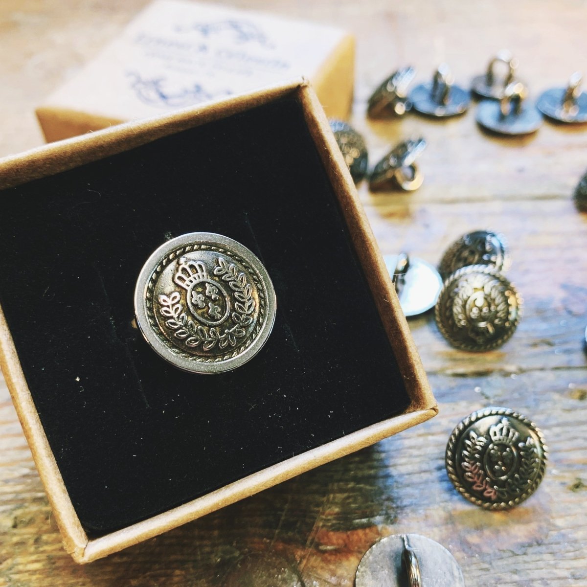 Bague Couronnes et Lys ⚜️ SÉRIE LIMITÉE ⚜️ - Ernest & Célestin