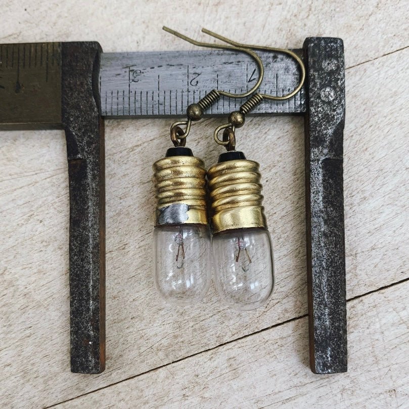 Boucles d’oreilles ampoule tube - Ernest & Célestin