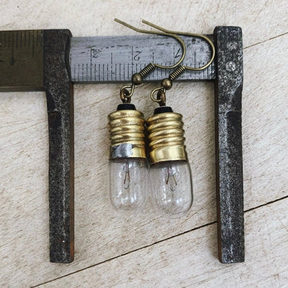 Boucles d’oreilles ampoule tube - Ernest & Célestin