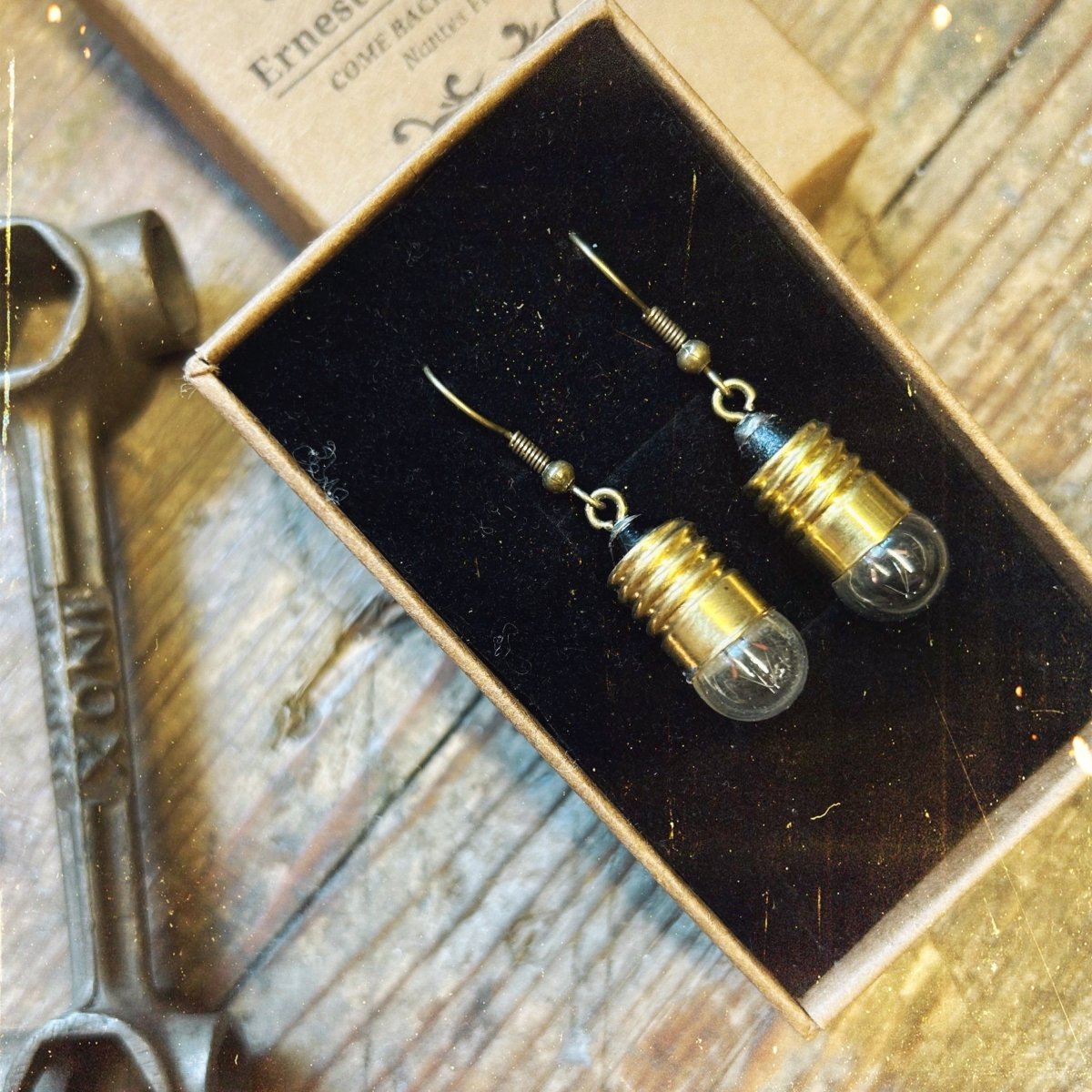 Boucles d’oreilles ampoules Mini - Ernest & Célestin