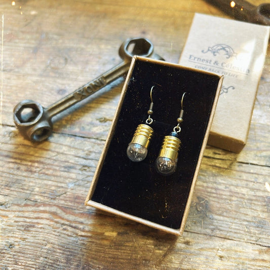 Boucles d’oreilles ampoules Mini - Ernest & Célestin
