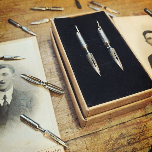 Boucles « Plume » Argentées - Ernest & Célestin