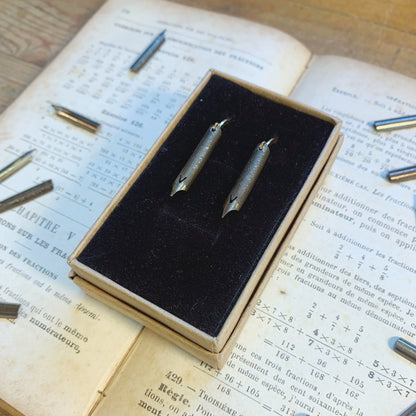Boucles « Plume » Bronze - Ernest & Célestin