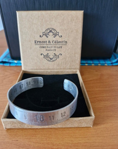 Bracelet mètre Alu - Ernest & Célestin
