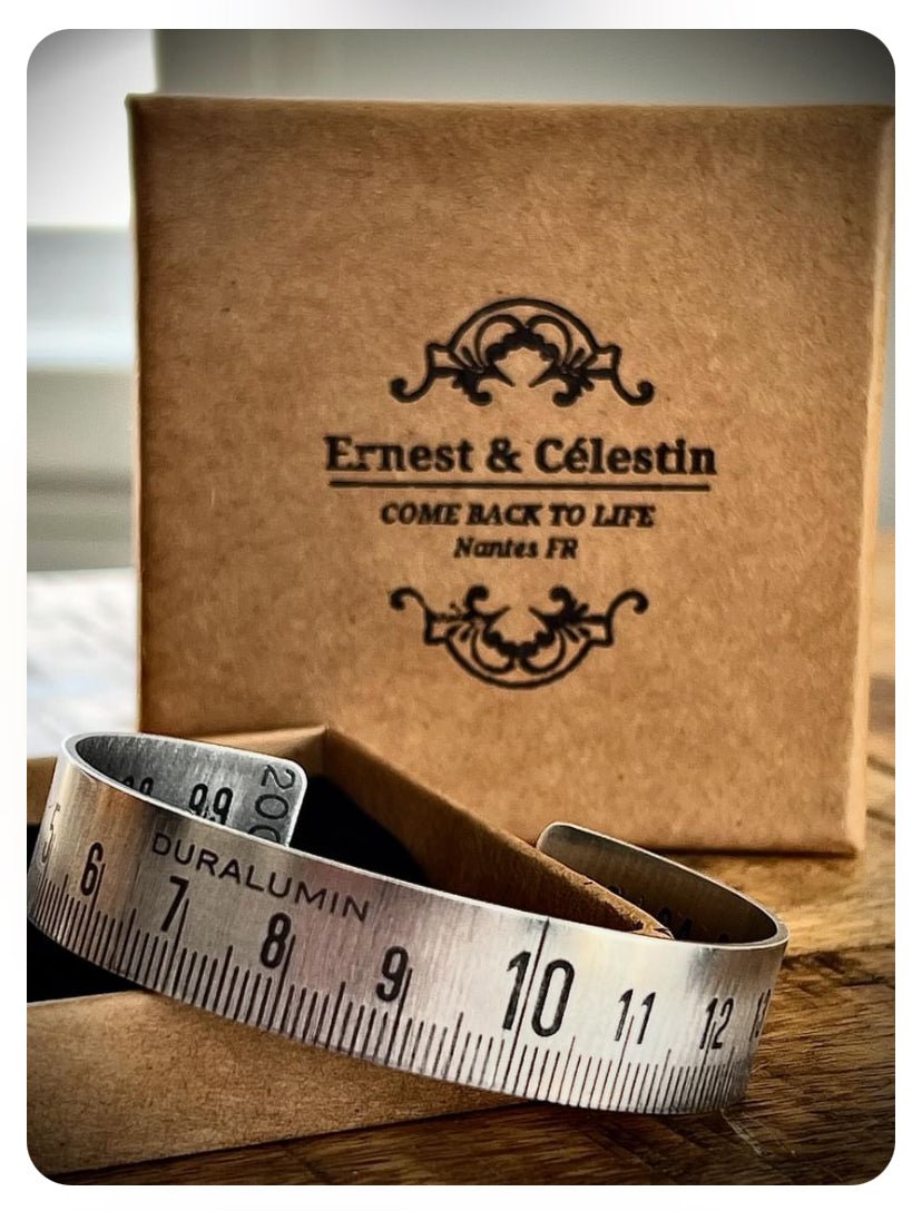 Bracelet mètre Alu - Ernest & Célestin