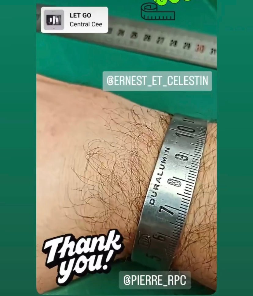 Bracelet mètre Alu - Ernest & Célestin