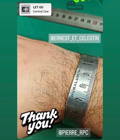 Bracelet mètre Alu - Ernest & Célestin