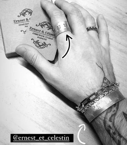 Bracelet mètre Alu - Ernest & Célestin