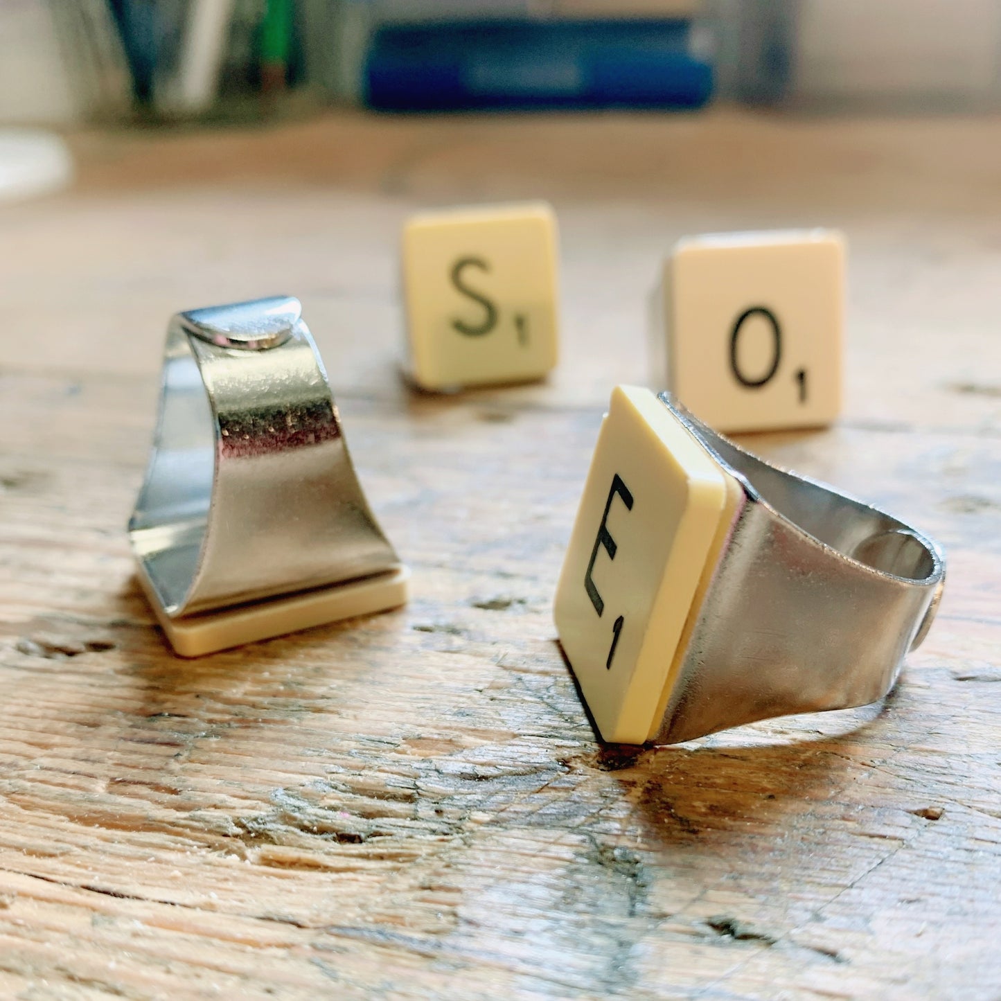 Bague Scrabble