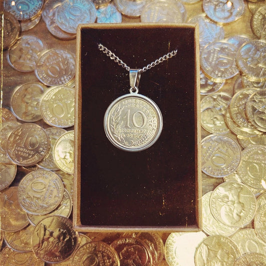 Pendentif 10 centimes - Ernest & Célestin