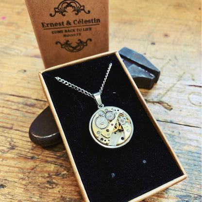 Pendentif mécanisme - Ernest & Célestin