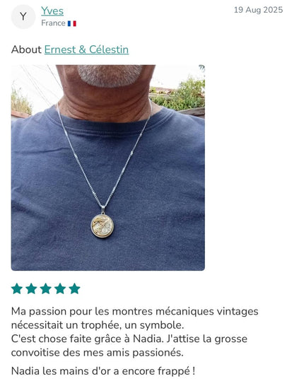 Pendentif mécanisme - Ernest & Célestin