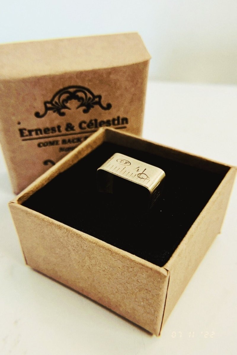 Bague carré - Ernest & Célestin