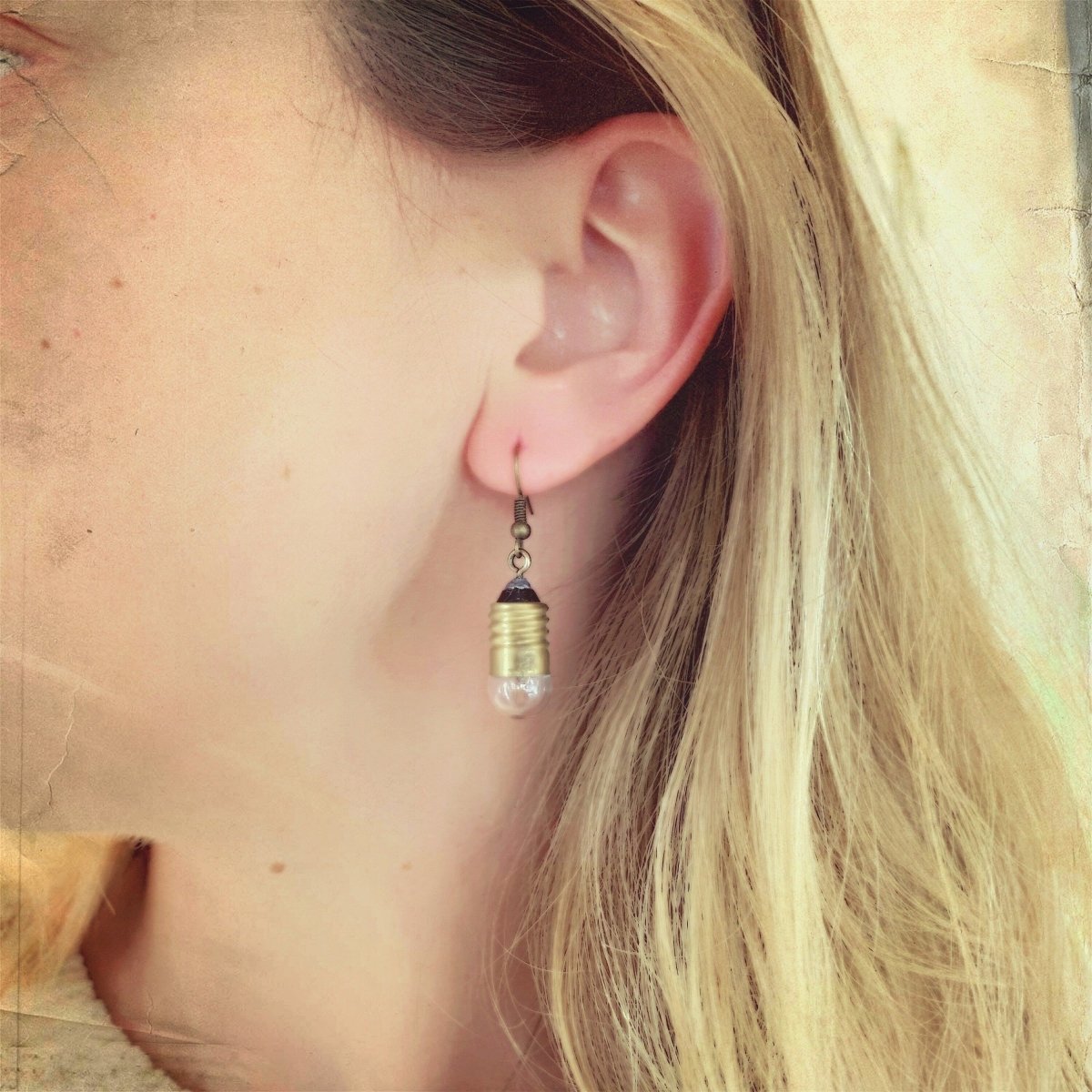 Boucles d’oreilles ampoules Mini - Ernest & Célestin